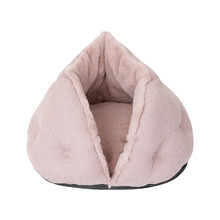 Pink Cuddle Cat Bed